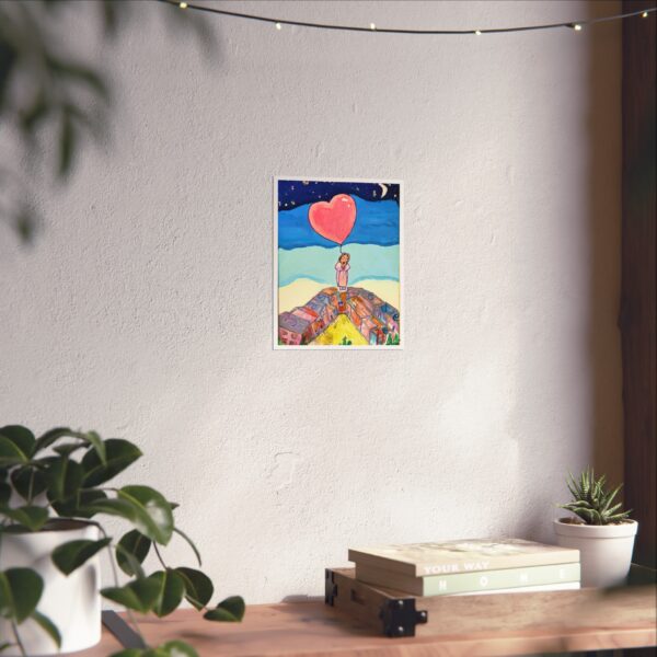 Love Lifted Me – Heartfelt Fine Art Poster - Image 3