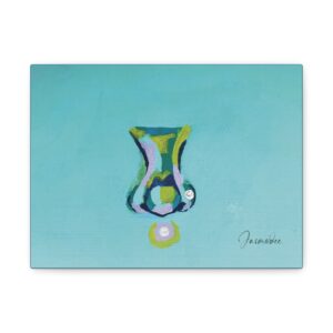 "Nosey Rosie" | Artistic Stretched Canvas Print | Home Decor | Wall Art | Unique Gift | Modern Artwork | Vibrant Colors | Gallery Style Decoration