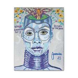 inspiredbyBadu | Art Print Canvas | Unique Wall Decor | Bohemian Home Art | Cultural Artwork | Inspirational Gift